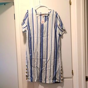 Striped t-shirt dress